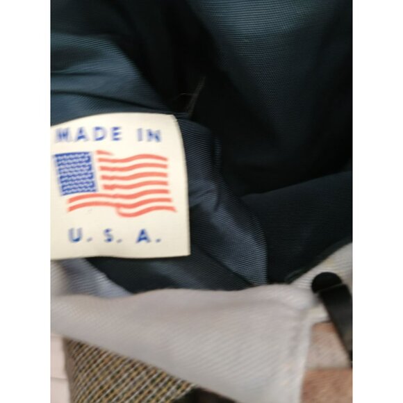 Mens Suit-Themed Christmas Stocking With Tie & Pocket Square Tweed & Blue Fabric - Picture 5 of 6